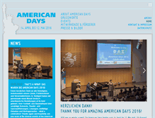 Tablet Screenshot of americandays.org